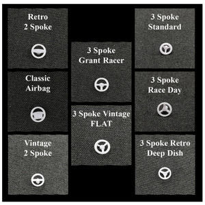 8 Pack 1/64 Scale Custom Steering Wheel Set A for diecast